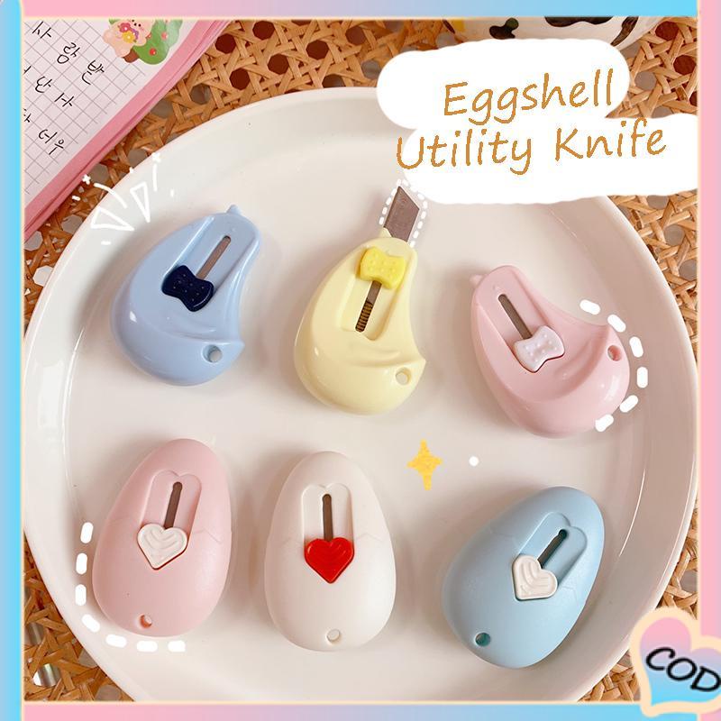 COD❤️ Cute Mini Portable Small Utility Knife Alat Perlengkapan Seni Siswa-A.one