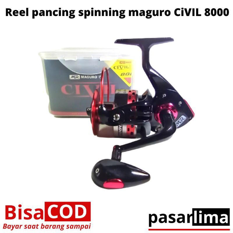 Reel spinning maguro CiVIL 8000 pancing laut