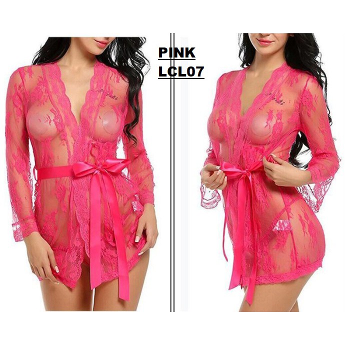 Baju Tidur Lingerie Babydoll Transparan LCL