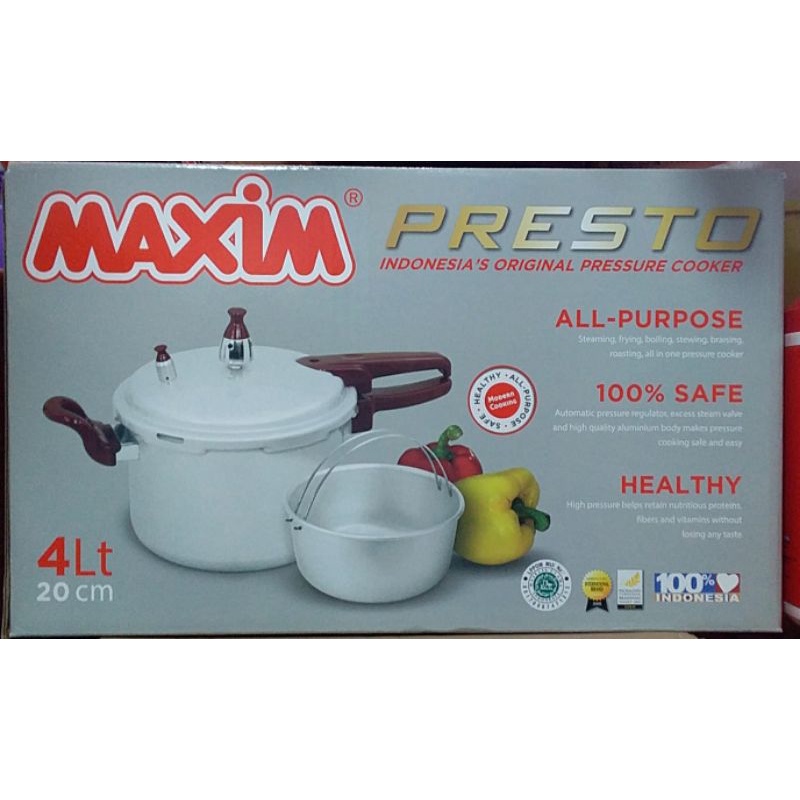 pANCI PRESTO MAXIM 20CM/ PELUNAK DAGING PANCI REBUS SEENAGUNA MAXIM 4L.