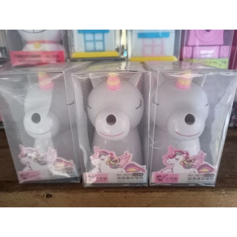 

Rautan Pensil Serutan Putar Sharpener Bentuk Unicorn Kuda Pony