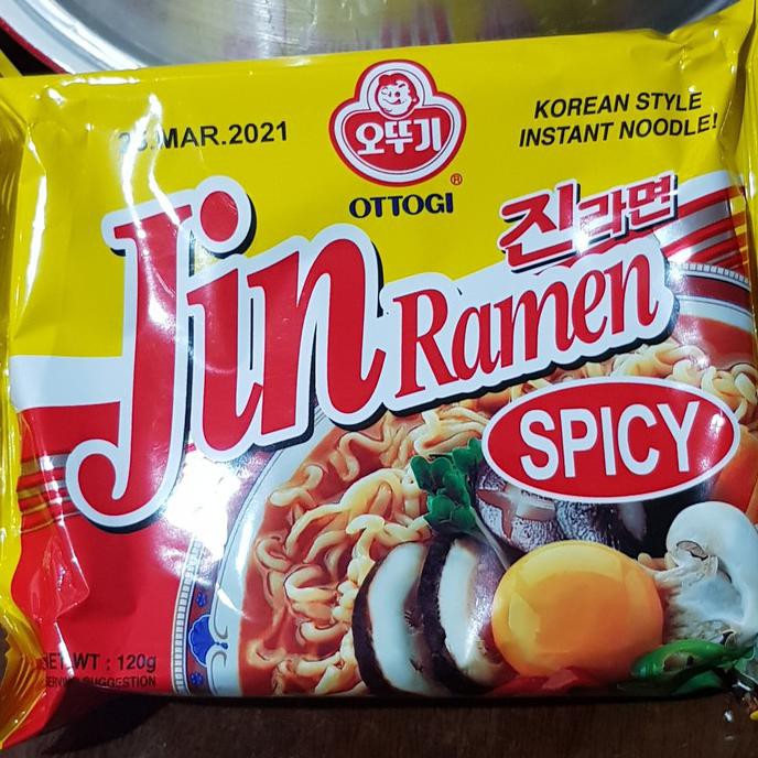 

Terlaris# Jin Ramen Spicy - Ottogi