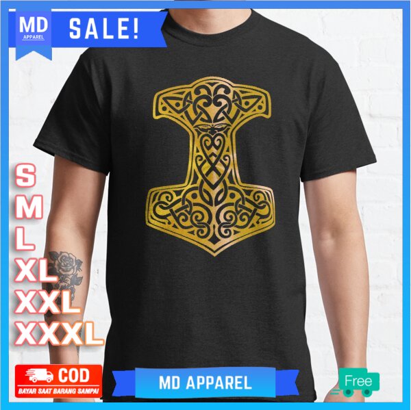 Kaos Mjoelnir - The Hammer of Thor 02 T-Shirt Premium