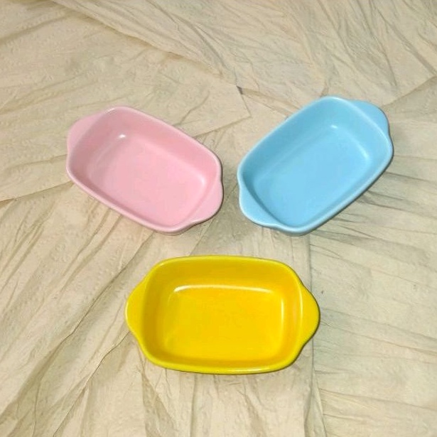 piring keramik tempat makan hamster dan hewan kecil lainnya food bowl