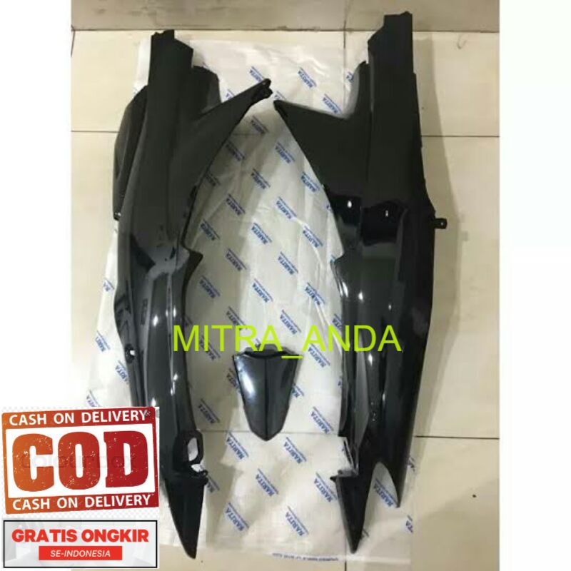 Cover body Shogun 125 r kap body shogun 125 r ready all warna hitam merah biru silver