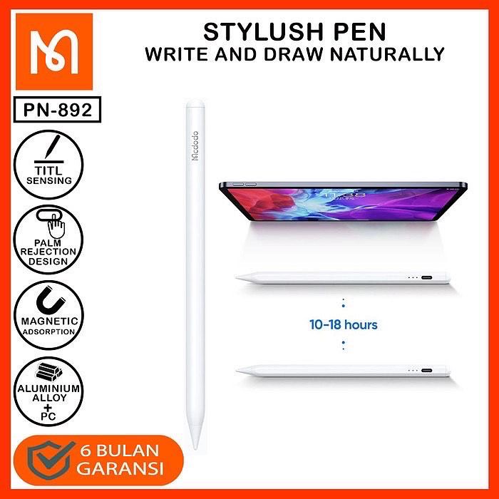 MCDODO Stylus Pen PN-8920 for iPad Pro Pencil Palm Rejection For iPad Pro 2021, Air 4, Mini 6 - Garansi Resmi 6 Bulan