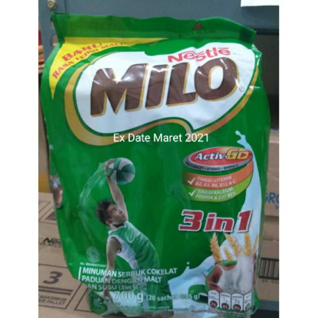

Milo 3in1 70gr Sachet... Murahhh Tinggal 10 lagi.