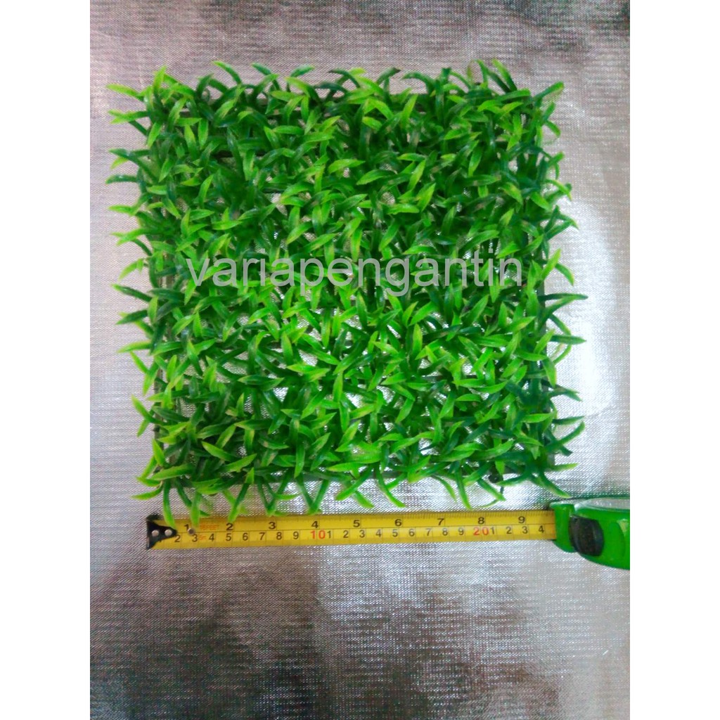 rumput dekorasi pengantin / rumput imitasi / rumput plastik
