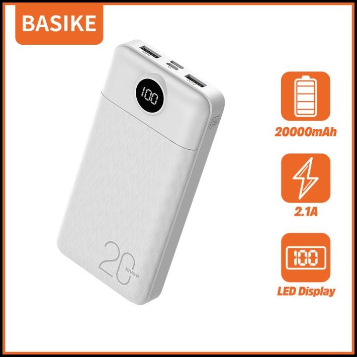 Basike Power Bank 20000Mah Real Capacity Fast Charging Pt507