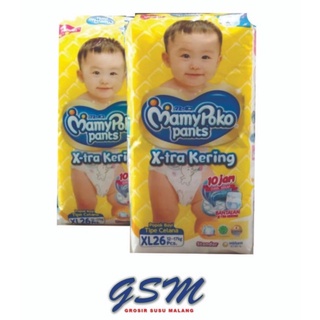 Mamypoko Pants X-tra Kering  S38 M32 L28 XL26 XXL24 (KEMASAN BARU)