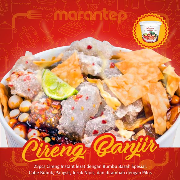 

[ HOT SALE Rp 12.950 / pcs ] Cireng Banjir Warung Marenta harga tertera untuk 5pcs