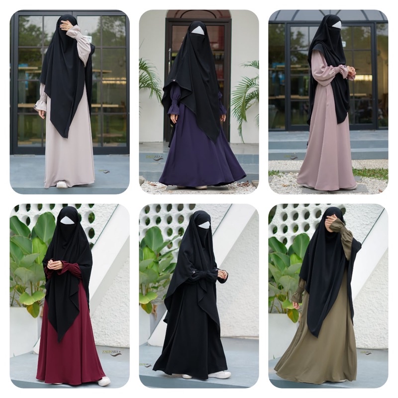 Gamis ABAYA BASIC by ZAUHARA MUSLIMAH WEAR