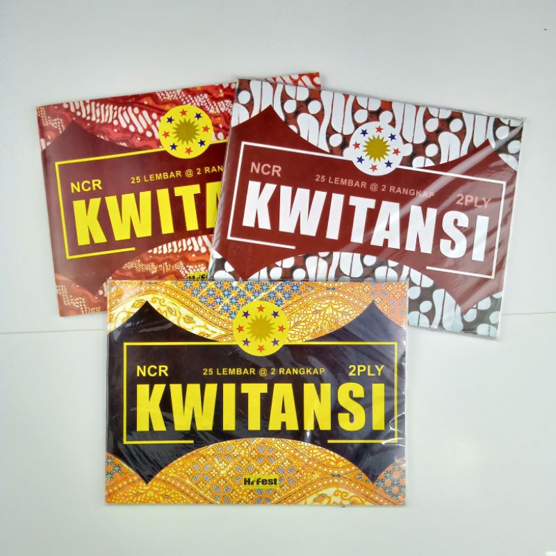 

Buku Kwitansi Hi-fest Batik 25 Lembar @2 Rangkap