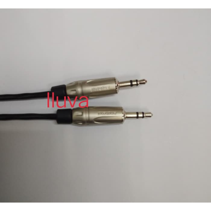 Promo Kabel Canare l2b2at Jack 3 5mm M to 3 5mm M amphenol ori 1m Diskon