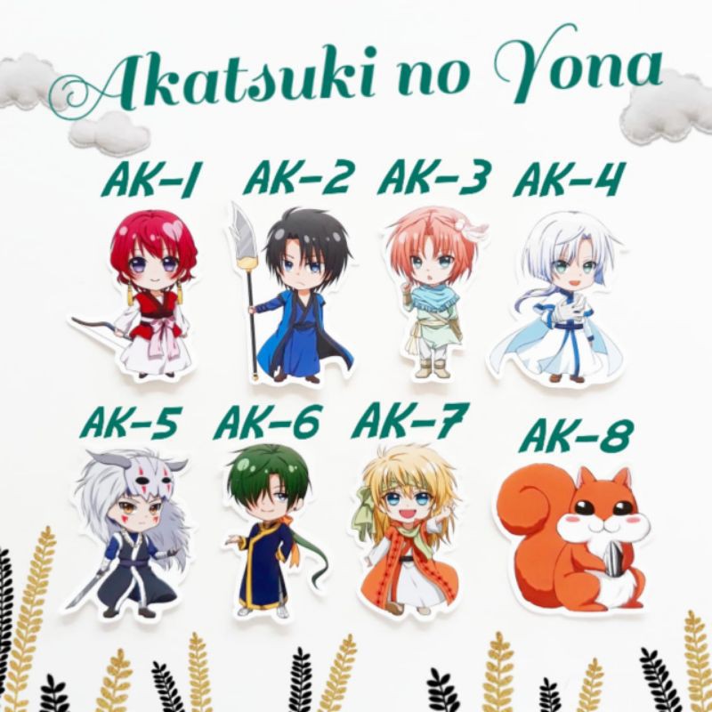 Sticker Anime Akatsuki no Yona 1 Merchandise