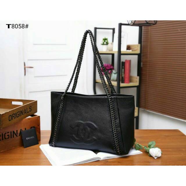 Tas Wanita Chanel Chain Around Set Pouch Bag Ori