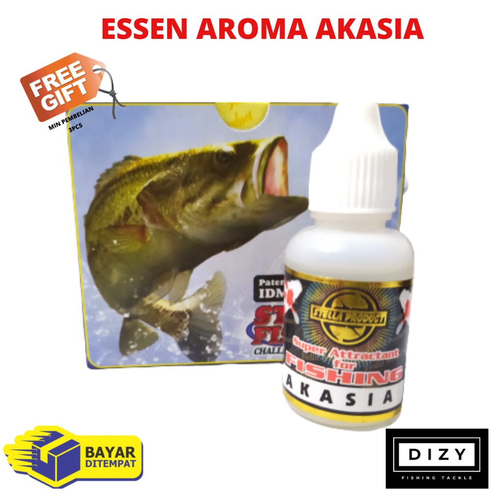 Essen Pancing akasia Stella Product penguat umpan ikan mas tombro 30ml Original