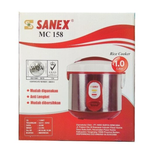 Rice Cooker 1 Liter Sanex Mc - 158