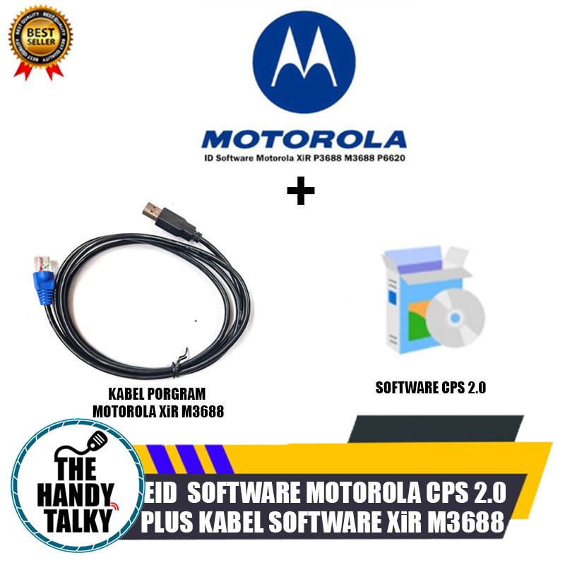 EID SOFTWARE MOTOROLA CPS 2.0 PLUS KABEL PROGRAM XiR M3688 M 3688