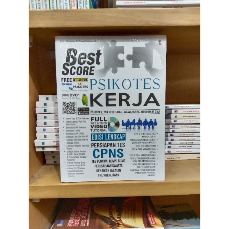 Buku Soal Tes Psikotes Best Score Psikotes Kerja Edisi Terlengkap Shopee Indonesia