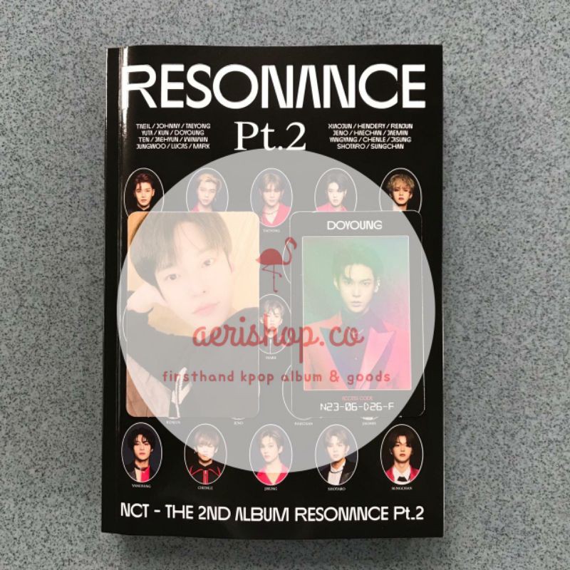 NCT Jaemin Photocard Arrival &amp; Acces Card Hendery Resonance Arrival Ver. Free Jaehyun Official Photocard