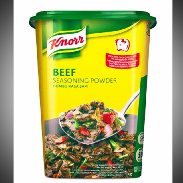 

Knorr BEEF SEASONING POWDER (bumbu rasa sapi) 1kg