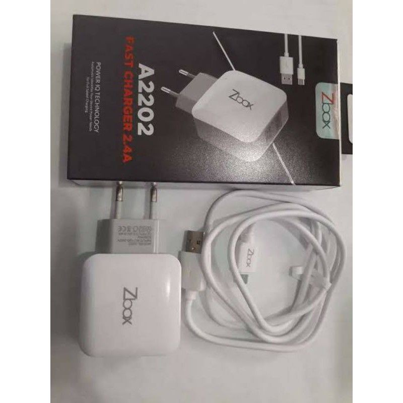 Charger ZBOX A2202 Fast Charging 2.4A Dual USB Micro