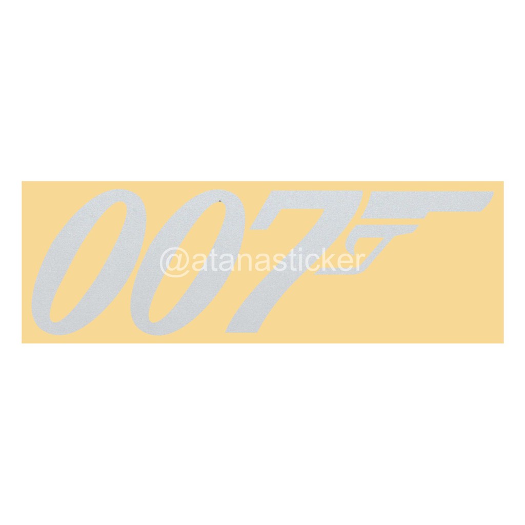 Sticker Cutting Logotype 007 James Bond 10x3,5cm