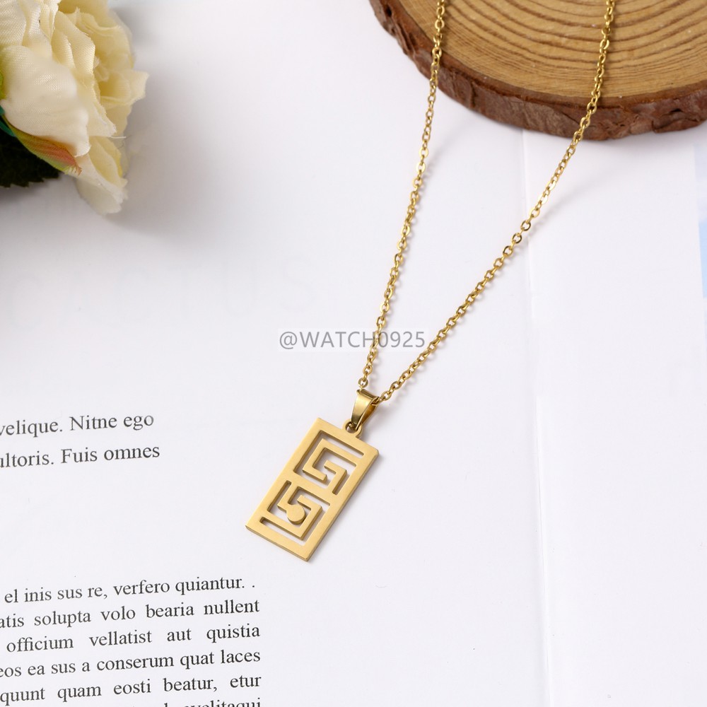 Kalung Liontin Kupu-Kupu Bahan Stainless Steel Untuk Wanita S70