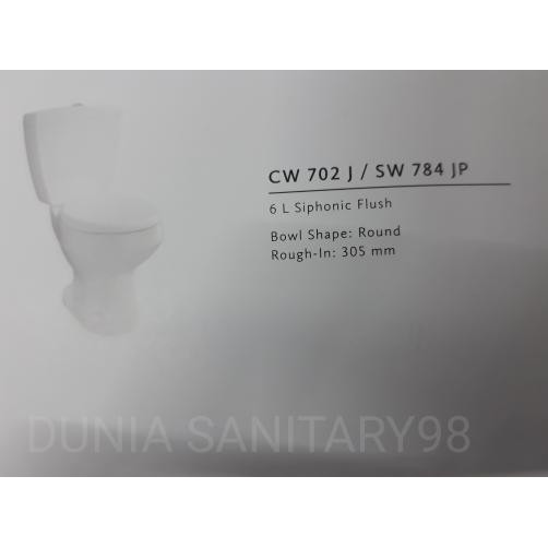 Kloset duduk toto CW 702 J/SW 784 JP / TC 505 S