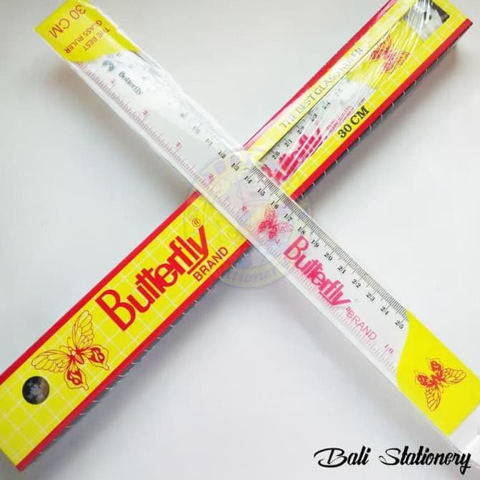 

Ready Oke] Penggaris Plastik Butterfly 30Cm