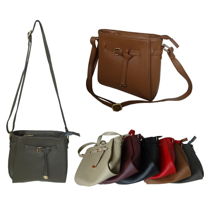 Tas Selempang Wanita Hubsch Kode 21135 Bahan Kulit Sintetis