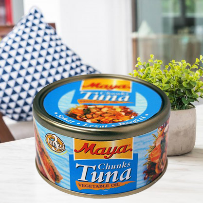 UPE PROMO IKAN SARDEN DALAM MINYAK MAYA TUNA CHUNKS IN OIL 1,88 KG