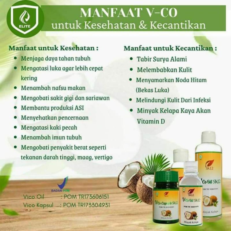 

VCO minyak kelapa murni