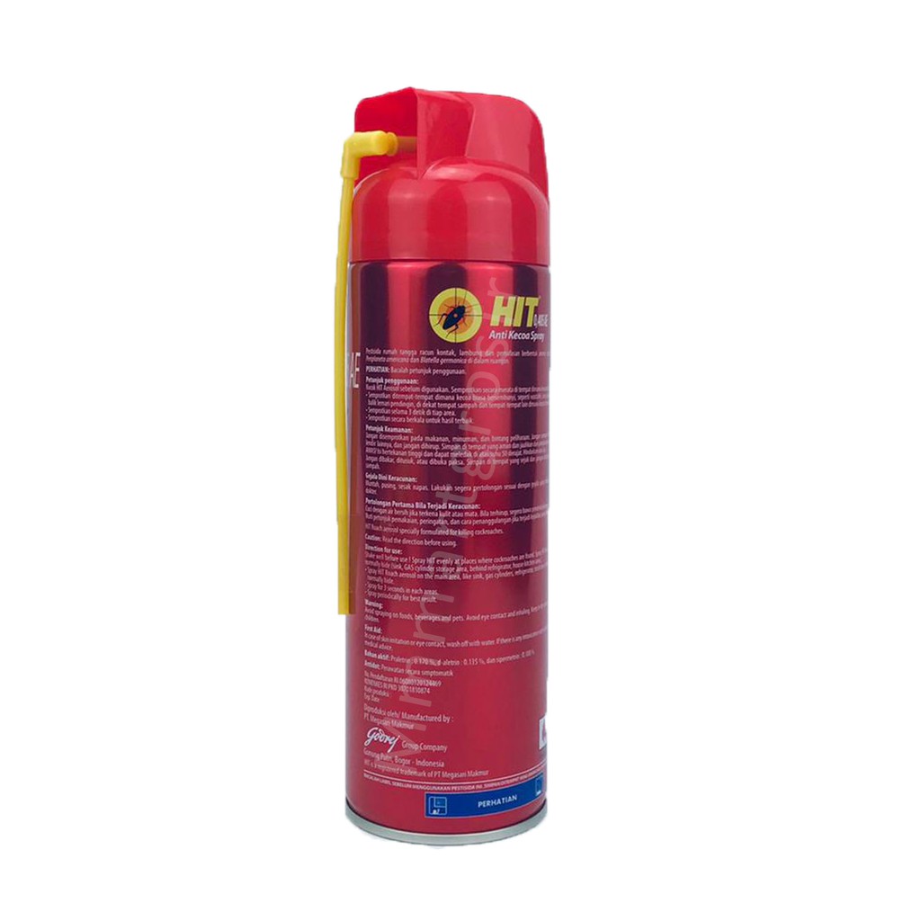 HIT ANTI KECOA SPRAY 325ML &amp; 150ML MERAH