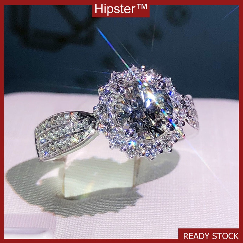 Exquisite Moissanite Ring Fashion Accessories for Women