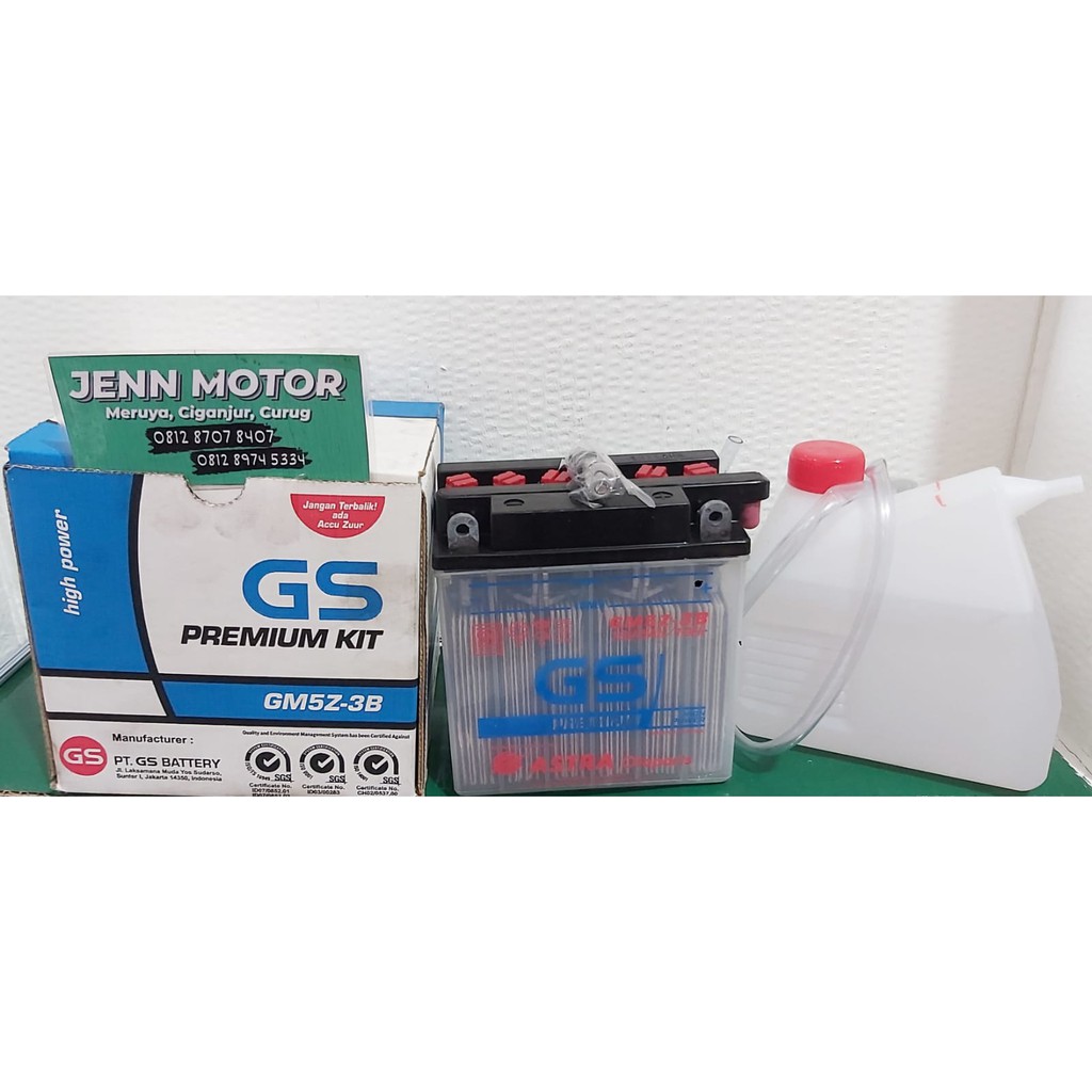AKI BASAH GS PREMIUM KIT GM5Z UTK MOTOR MIO KARBU, MIO SOUL, SUPRA X, GRAND, JUP Z, VEGA R, M PRO