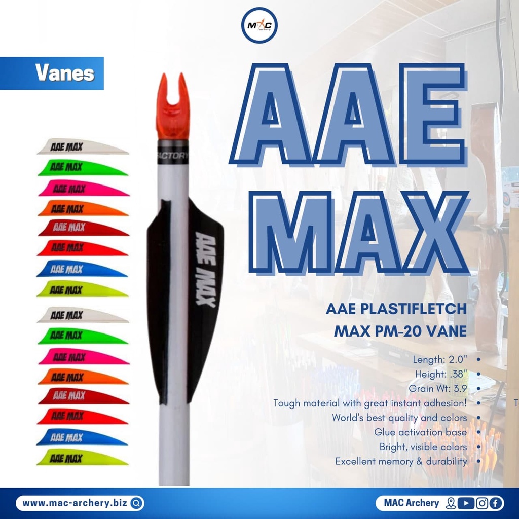 AAE MAX vanes  anak panah/panahan