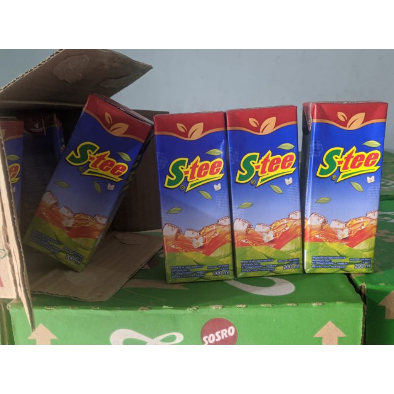 

s tea kotak 200 ml