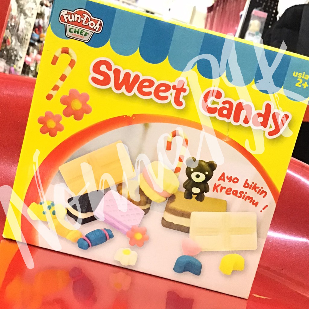 Fun Doh  Sweet Candy Lilin  Mainan  Anak FunDoh PlayDoh 