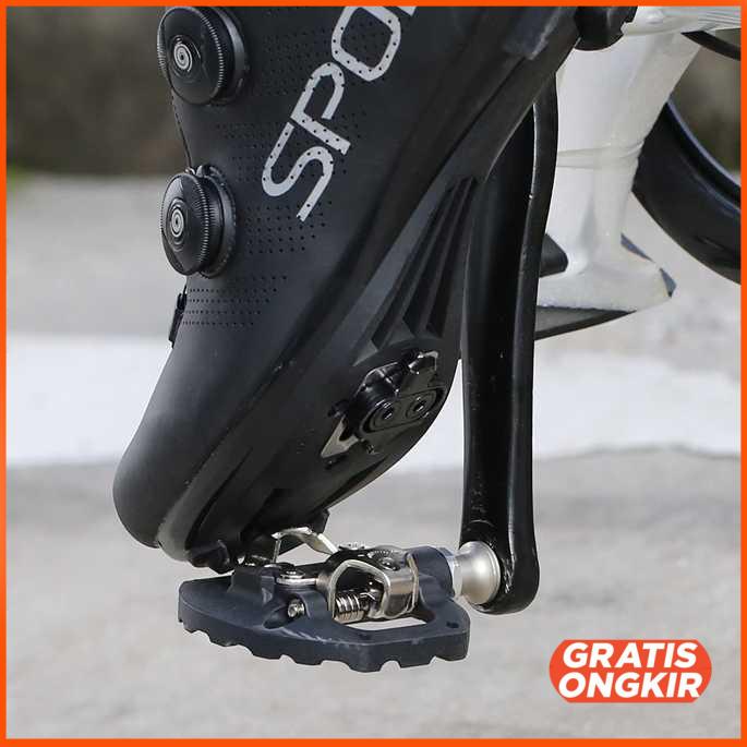 Sepatu Pedal Sepeda Self-Locking 2PCS for Shimano LOOKE - B08Y