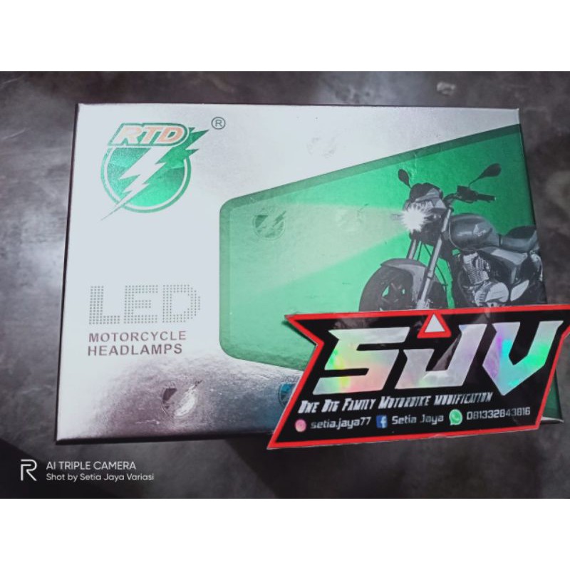 LAMPU DEPAN LED RTD 6 SISI RAYTON PUTIH KUNING TERMURAH