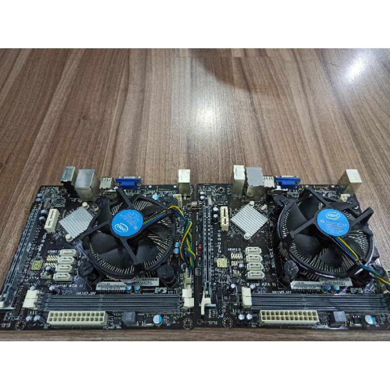 Paketan murah motherboard ECS h61 proce Intel Pentium G2020-G2030 soket 1155 gen 3 plus fan ori