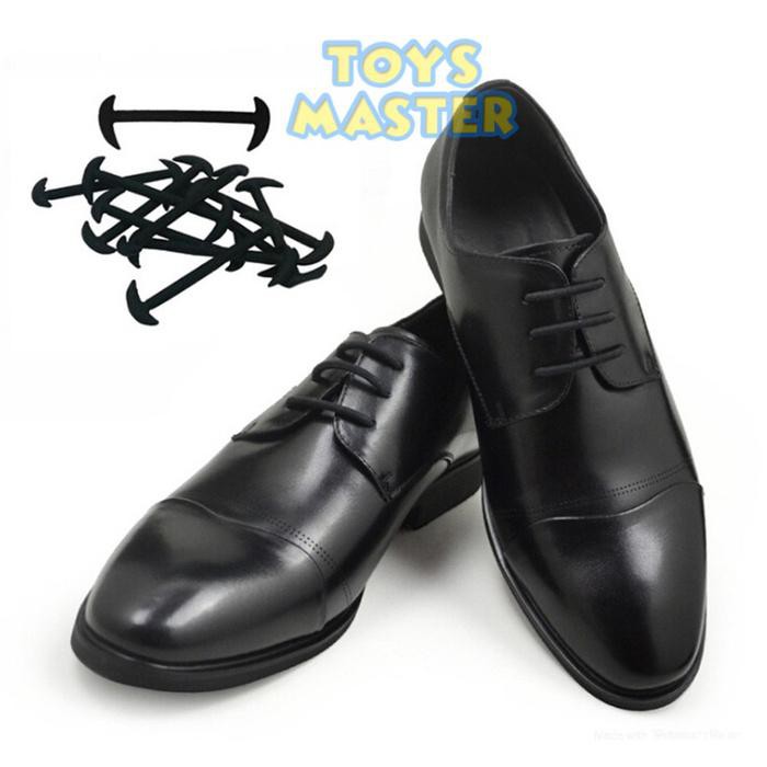 Tali Sepatu Silikon - Tali Sepatu Karet Formal Pantofel