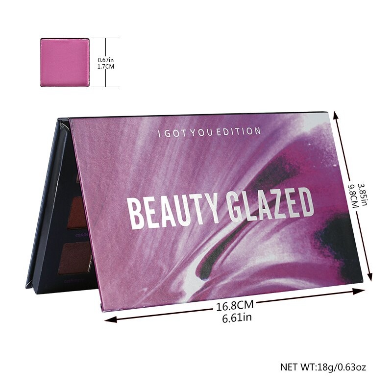 Beauty Glazed Eyeshadow I Got You Eyeshadow Palette Glitter Eyeshadow Palete Eyeshadow Shimmer BeautyGlazed