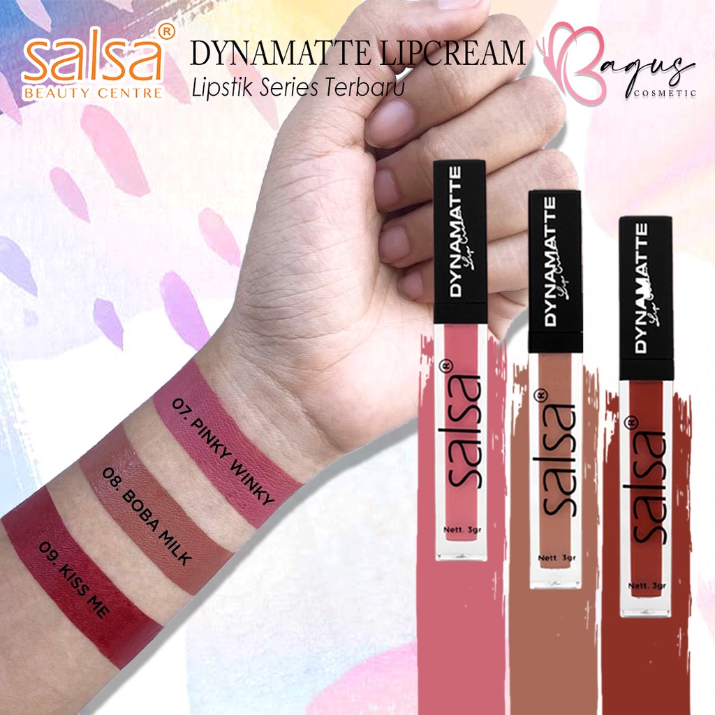 ⭐BAGUS⭐SALSA DYNAMATTE LIPCREAM BPOM | Lip Cream Seri Baru