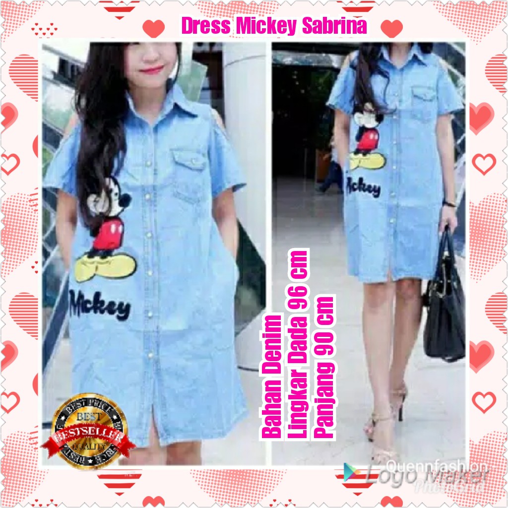 DRESS MICKEY SABRINA / TERBARU / TERPOPULER / TERLARIS / KONDANGAN / TERMURAH