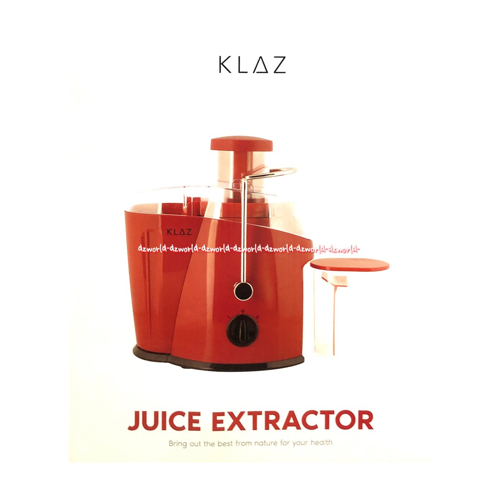 Klaz Juice Extractor Red Mesin Juice Merah Juicer