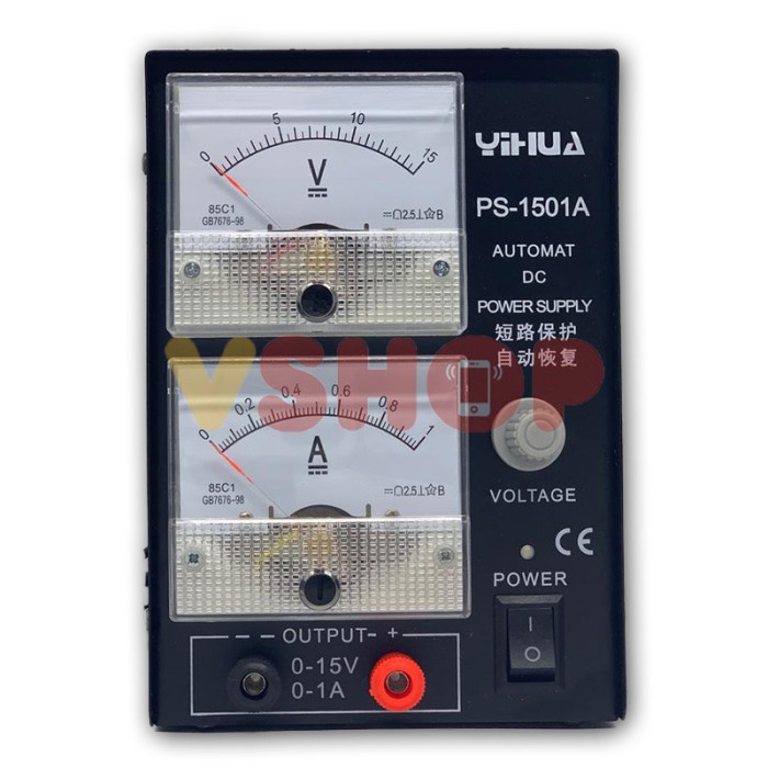 POWER SUPPLY YIHUA PS-1501A 1A 15V