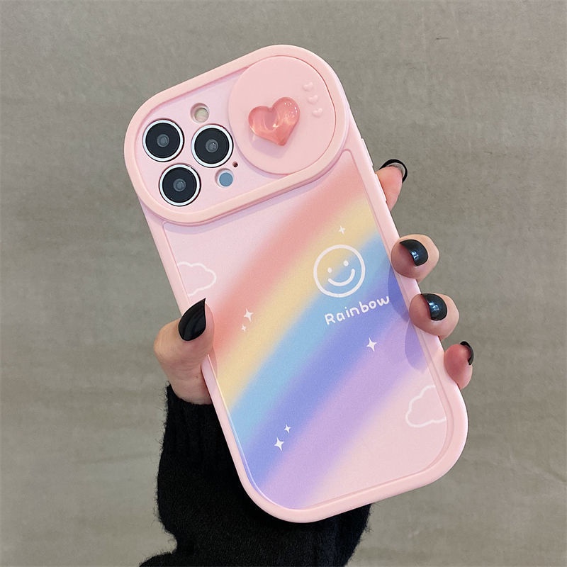 Casing iphone 12 13 11 Pro Max X Xs Max Xr Fhf6 Motif Smiley Face